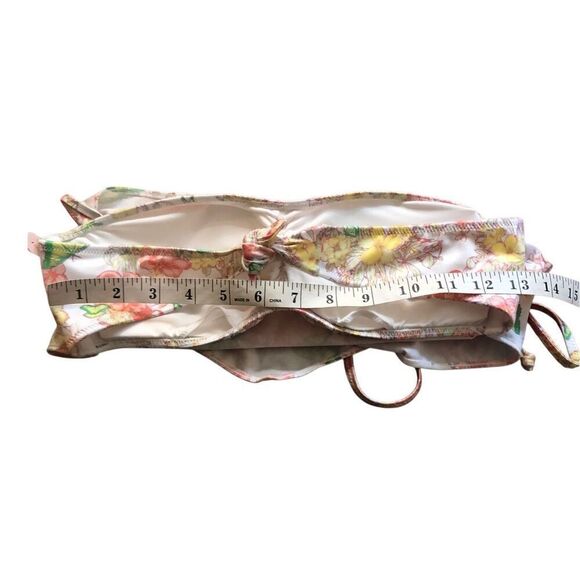 Victoria's Secret floral bandana bikini top swimsuit womens size M - Picture 5 of 9